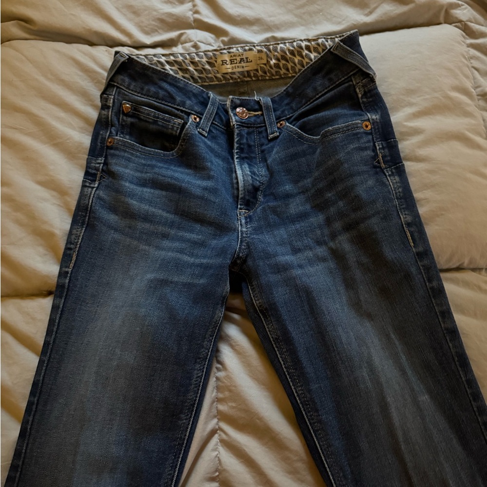 Ariat Women's Boot Cut Jeans - Dark Blue